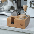58mm Tamper Kit for E61 Machines – Maple Bottomless Portafilter, Spring Tamper, Distributor, Dosing Funnel & Tamping Station | Compatible with Rocket, Lelit, Profitec, ECM - Image 3