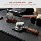 3 Pack 53.5mm Espresso Puck Screen for Breville 54mm Portafilter, 316 Stainless Steel Coffee Filter with Magnetic Handle & Walnut Stand, Fits Barista Express, Barista Pro & Bambino - Image 5