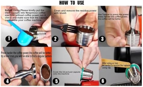 Refillable Coffee Capsule Compatible With Coffee Makers Stainless Steel Coffee Pod Reusable Coffee Filter(1PCS Pod) - Image 3