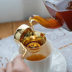 CASUAL PRODUCT 510687 Old English Tea Strainer, Gold - Image 2