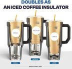 Frost Buddy Thicc Buddy 40oz Tumbler - Insulated Stainless Steel (Navy) - Image 5
