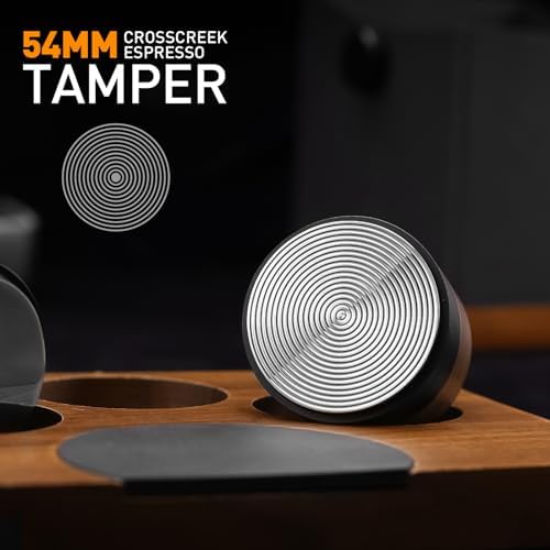 54mm Espresso Tools Set | Bottomless Portafilter | Slow Rebound Tamper with Walnut Decoration | Fit Breville & Sage Barista Espresso Machine - Image 5