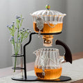 Glass Tea Set for Adults | Semi-Automatic Teapot with Loose Tea Infuser | 3-in-1 Tea Maker for Home & Office | Lazy Person's Tea Brewing Artifact by Unknown