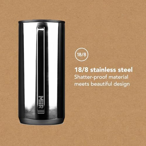 MiiR New Standard French Press - 33oz Stainless Steel Insulated French Press Coffee Maker - Image 4