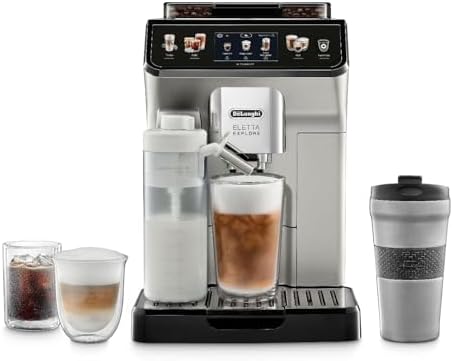 De'Longhi Eletta Explore Espresso Machine with Coffee Grinder, Milk Frother by Unknown