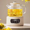1.2L Glass Electric Kettle, Smart Electric Kettle, Borosilicate Glass, Health Pot with Tea Strainer, Health-Care Beverage Cooker, for Home, Office, or Dorm Use,001 by Unknown