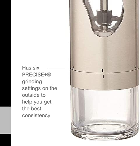AdHoc Mrs. Bean Stainless Steel Coffee Grinder, Stainless Steel - Image 4