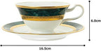 Noritake T59587/4712 Cup & Saucer (Both Coffee and Tea) 220cc Fitzgerald Green Bone China - Image 7