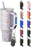 Frost Buddy Thicc Buddy 40oz Tumbler - Spill-Proof Flip Lid (Wild Flower) by FrostBuddy