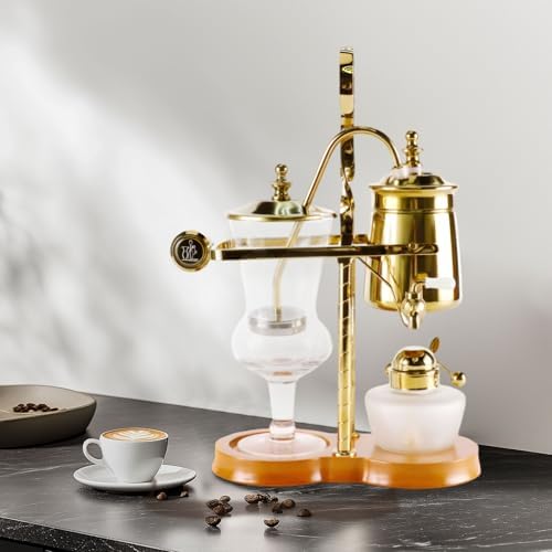 AIZYR Balance Syphon Coffee Maker, Belgium Manual Pot Gravity Brewing System Manual Tabletop Coffee Brewer for Camping Coffee Bars Restaurant - Image 2