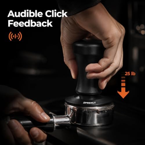 54mm 3-Spring Loaded Espresso Tamper - Self-Leveling fits Breville - Image 3