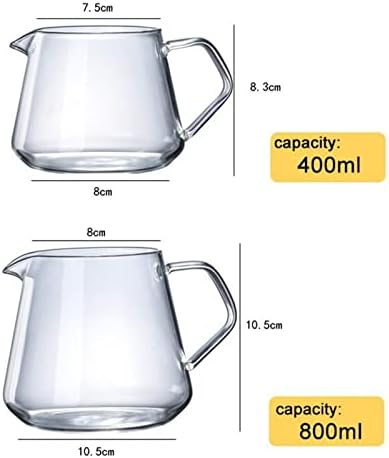 Narrow Spout Coffee Pot Glass Sharing Coffee Pot Coffee Pouring Decanter Home Brewing Cup Handmade Coffee Machine Ice Drip Kettle for Coffee Pour Over Coffee Kettle. - Image 2