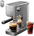 Espresso Machine - 20 Bar Coffee Maker with Milk Frother Steam Wand, Cold Brew Iced Coffee Maker, 1450W Semi-Automatic Coffee Machine with 34oz Water Tank for Latte by JZCAFE