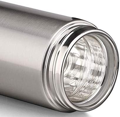 Glass Liner Vacuum Flask Stainless Steel Water Bottle Insulated Travel Coffee Mug,11oz,9oz Available(11oz, Stainless Steel) - Image 5