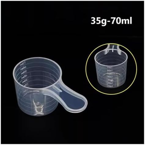 5PCS Plastic Measuring Spoon Set, Coffee Scoop with Scale - Image 2