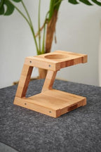 Wooden Coffee Brewing Stand for Filter Coffee 200-399ml Capacity - Wood Pour Over Holder - Image 2