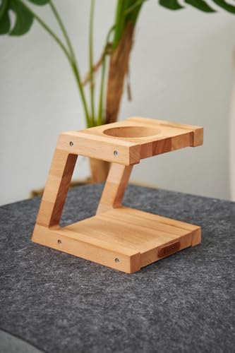 Wooden Coffee Brewing Stand for Filter Coffee 200-399ml Capacity - Wood Pour Over Holder - Image 2