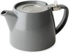 FORLIFE Stump Teapot with SLS Lid and Infuser, 18-Ounce, Gray by Unknown