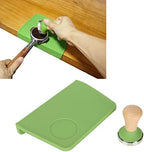 Semme Tamping Mat, Coffee Tamper Mat Coffee Maker Mat with Flat Base 2pcs Silicone Coffee Tamper Mat, Coffee Tamping Pad, Oil Proof Coffee Pad Tamper Kit for Home Coffee Shop (58mm / 2.28in Tamper) - Image 7