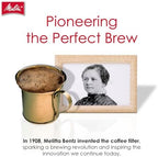 Melitta #2 Cone Coffee Filters, Bamboo, 80 Count (Pack Of 6), 480 Total Filters - Fits all 2-6 Cup Cone Coffee Makers and 1-cup Pour-Over Brewers, Compostable, Tear-Resistant, Made in USA - Image 4