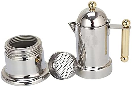 Moka Pot Coffee Maker Stovetop Espresso Maker Italian Design for Best Espresso Coffee, Stainless Steel, Easy to Use and Clean - Image 3
