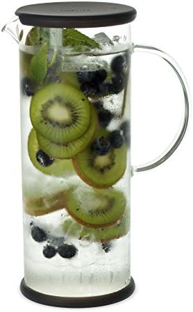 FORLIFE LUCENT Glass Iced Tea Jug with Capsule Infuser, 48-Ounce, Charcoal - Image 5