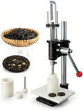 Tea Cake Pressing Machine, Hand Lever Compression Maker with 40mm Round Forming Mold, Adjustable Angle Manual Press for Puer Tea Ball Production, Stainless Steel and PP, 160kg Capacity by Unknown