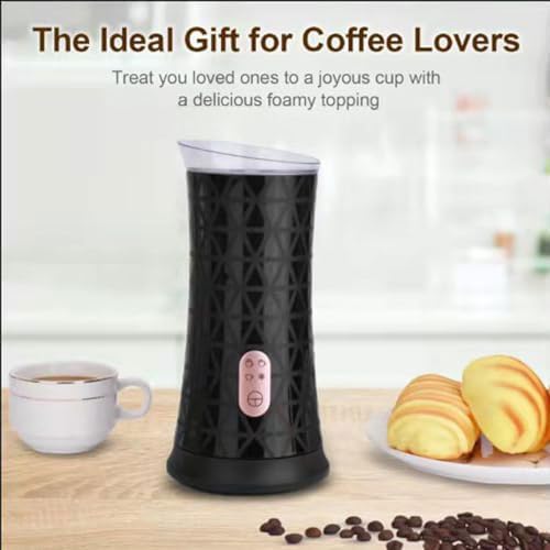 Electric Milk Frother,Automatic Hot & Cold Coffee Frother, 240ml Coffee Machine,for Coffee, Latte, Hot Chocolate Milk - Image 5
