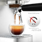 MAttinata 1663L Espresso Machine 20 Bar, 10mm Steam Wand for Milk Frother - Image 3