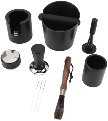 Coffee Knock Box with Silicone Tamper Mat for 53mm Portafilter - Image 3
