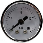 Pressure Dual Display Gauge (white Dial) E61 Coffee Machine Upgrade Accessory, Professional-grade Pressure Gauge, Compatible With Rancilio Semi-automatic Coffee Machine by Unknown