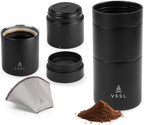 VSSL Nest Pour Over Coffee Maker, Transportable and Compact Pour Over Coffee Maker (black, Nest Pour Over Coffee Set) by VSSL