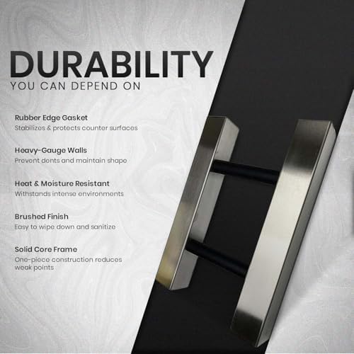 Rattleware Stainless Steel Knock Chute 15″×11″ – Heavy-Duty, Double-Sided Espresso Grounds Chute for Slim Jim Trash Can – Commercial Grade Barista Tools for High-Volume Coffee Stations - Image 5