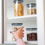 SealVax® Vacuum Coffee Canister Set – 19oz*2 & 32oz*2 Borosilicate Glass Jars with Airtight Lids + Electric Vacuum Sealer for Coffee Beans, Tea & Food Storage. - Image 7