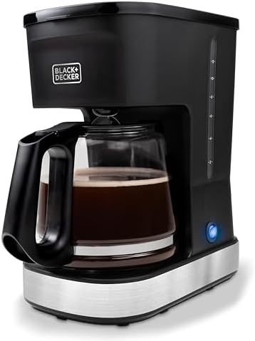 BLACK+DECKER CAFÉCRAFT 12-Cup Coffee Maker, One-Switch Drip Coffeemaker with Vortex Showerhead Technology, Sneak-A-Cup, Keep Warm Function, Stainless Steel - Image 2