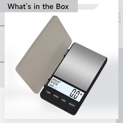 Compact Lcd Coffee Scale - 2.2 Lbs / 0.1 G Precision, Mini Weight And Timer, Perfect For Brewing - Image 5