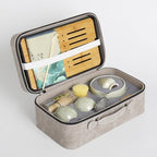 12 Pcs Matcha whisk Set,15 OZ,Japanese Matcha Set,With 2 Cups and 1 Leather Storage Bag,Complete Travel Matcha Kit Set,Perfect Matcha Kit for Matcha Tea Ceremony（Green） - Image 6
