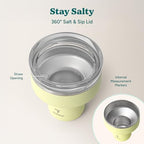 REDUCE Saltini 16oz Margarita Tumbler - Insulated Cocktail Glass - 4 Pack - Image 5