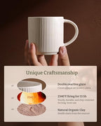 famiware 3oz Espresso Cups and Saucers, Set of 4, Matte White - Image 6