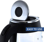 MegaChef 1.8Lt Stainless Steel body and Glass Electric Tea Kettle - Image 5