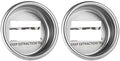 58.5mm Espresso Filter Baskets 15-20g Coffee Basket With Puck Screen Fit 58mm Portafilters Machine Accessories(2pcs 18g Basket) by Unknown