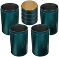 VICASKY 4pcs Tea Tin Canisters with Airtight Lids, Tinplate Xmas by VICASKY