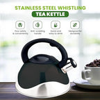 American Dream 3Liter (3.2 Quart / 102oz) Whistling Tea Kettle, Fast Boiling, Stainless Steel, Food Grade, Ergonomic Handle, Loud Whistle Water Kettle for Gas, Induction & Electric Stoves - Image 4