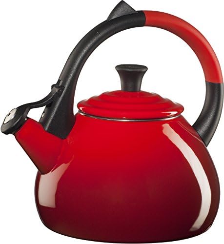 Le Creuset Enamel On Steel Oolong Tea Kettle, 1.6 qt., Cerise by Unknown