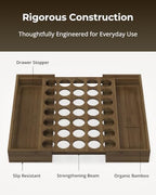 Bamboo Coffee Pod Drawer Organizer for K-Cups,35 Pods - Image 4