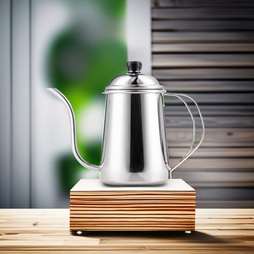 Yama Glass 24 oz Gooseneck Pour Over Kettle - Precision Spout, Stainless Steel, Rust Resistant - Image 3