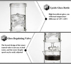 Cold Brew Coffee Maker,Cold Drip Coffee Machine with Adjustable Drip Filter,Glass Cold Brew Coffee Tower Iced Coffee Brewer for Home and Office - Image 3