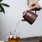 Tea Pots For Loose Tea Chinese Retro Classic Purple Clay Pot Home Office Teapot Retro Style Tea Set Suitable For Most Teas Tea Infuser Pot - Image 5