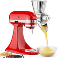 HOZODO Grain Mill Attachment for KitchenAid Stand Mixer, All Metal by HOZODO