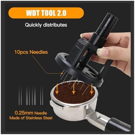 Espresso Blender Needle, Dispenser Magnetic Coffee Machine Accessory, Tool Rotation 51mm 54mm 58mm, Compatible With ALIKISSCAFE WDT(58mm) - Image 3